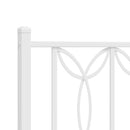 vidaXL fehér fém csere fejtámla 160 cm