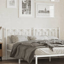 vidaXL fehér fém fejtámla 180 cm