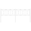vidaXL fehér fém fejtámla 193 cm