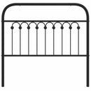 vidaXL fekete fém csere fejtámla 100 cm