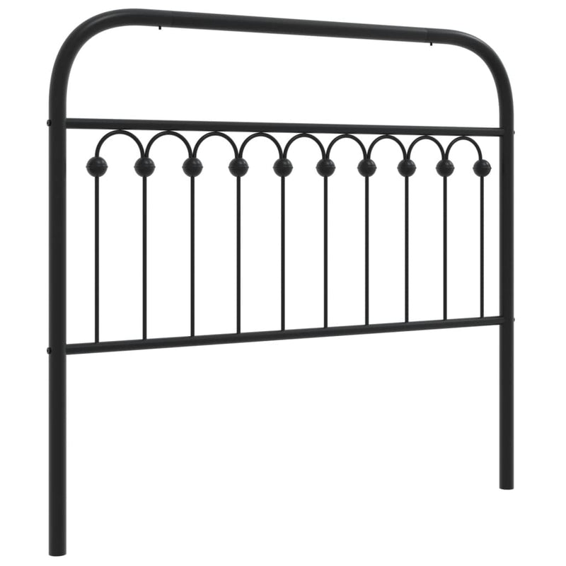 vidaXL fekete fém fejtámla 107 cm