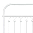 vidaXL fehér fém csere fejtámla 90 cm