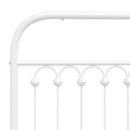 vidaXL fehér fém csere fejtámla 100 cm