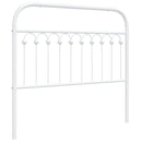 vidaXL fehér fém csere fejtámla 107 cm