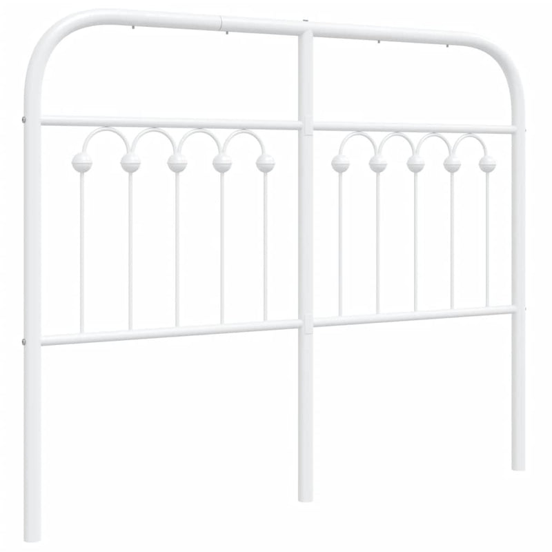 vidaXL fehér fém fejtámla 120 cm