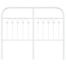 vidaXL fehér fém fejtámla 120 cm