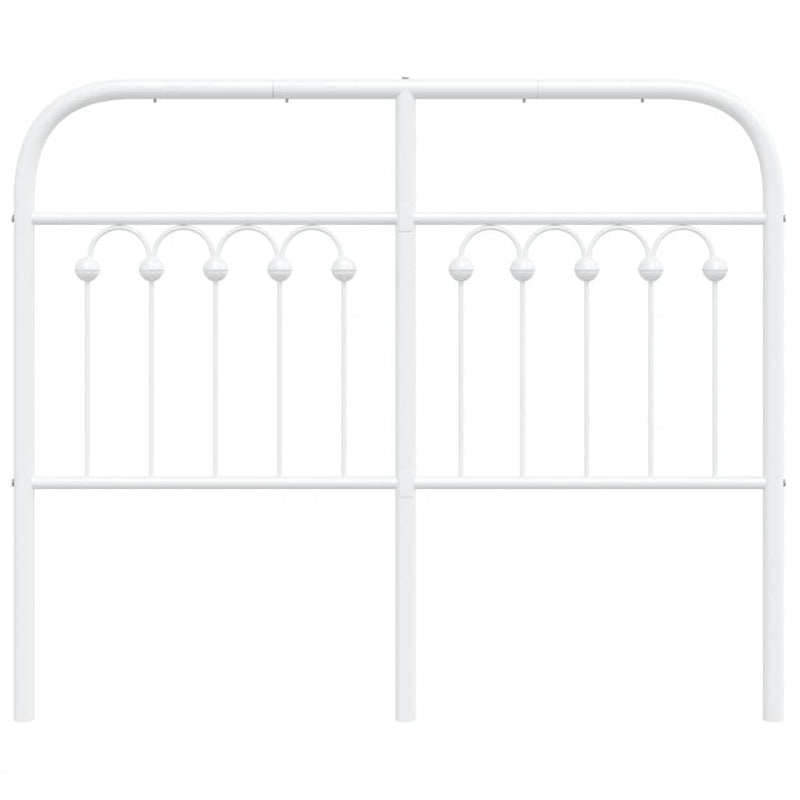 vidaXL fehér fém fejtámla 120 cm
