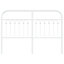 vidaXL fehér fém fejtámla 135 cm