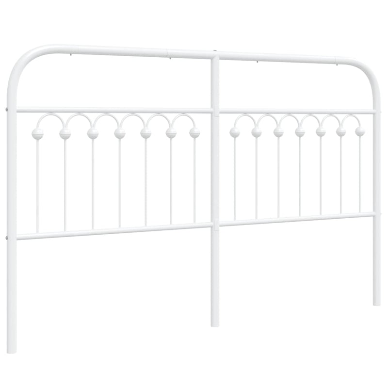 vidaXL fehér fém fejtámla 150 cm