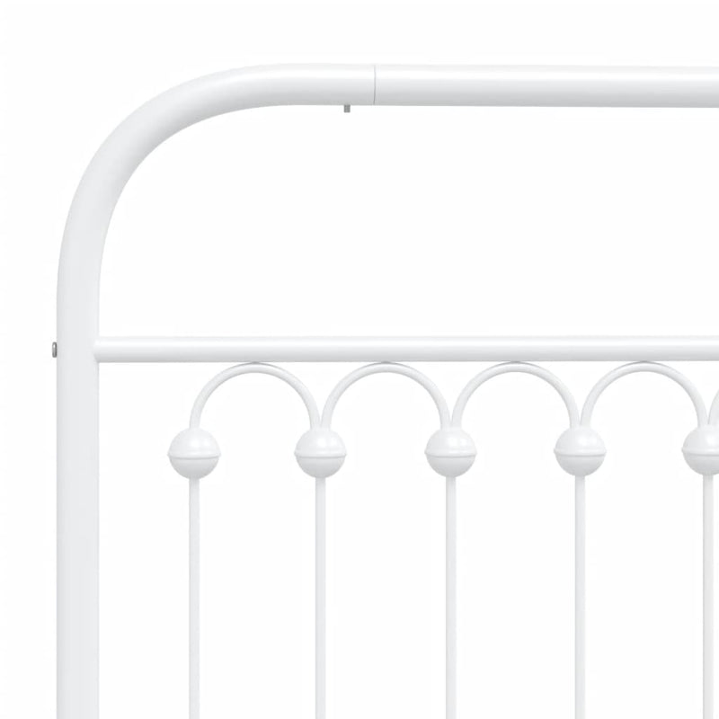 vidaXL fehér fém fejtámla 150 cm