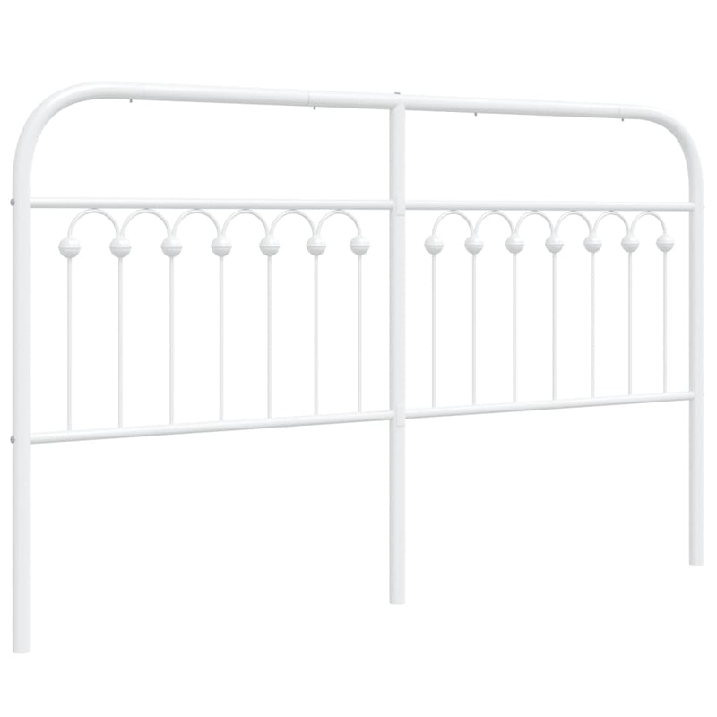 vidaXL fehér fém fejtámla 160 cm