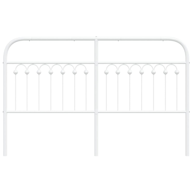 vidaXL fehér fém fejtámla 160 cm