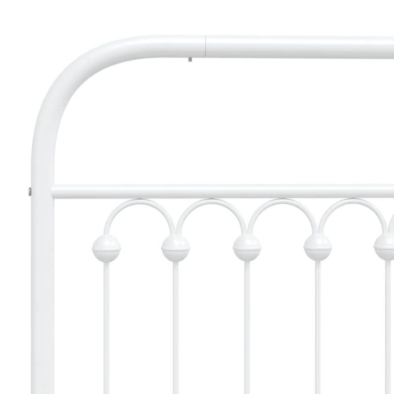 vidaXL fehér fém fejtámla 160 cm