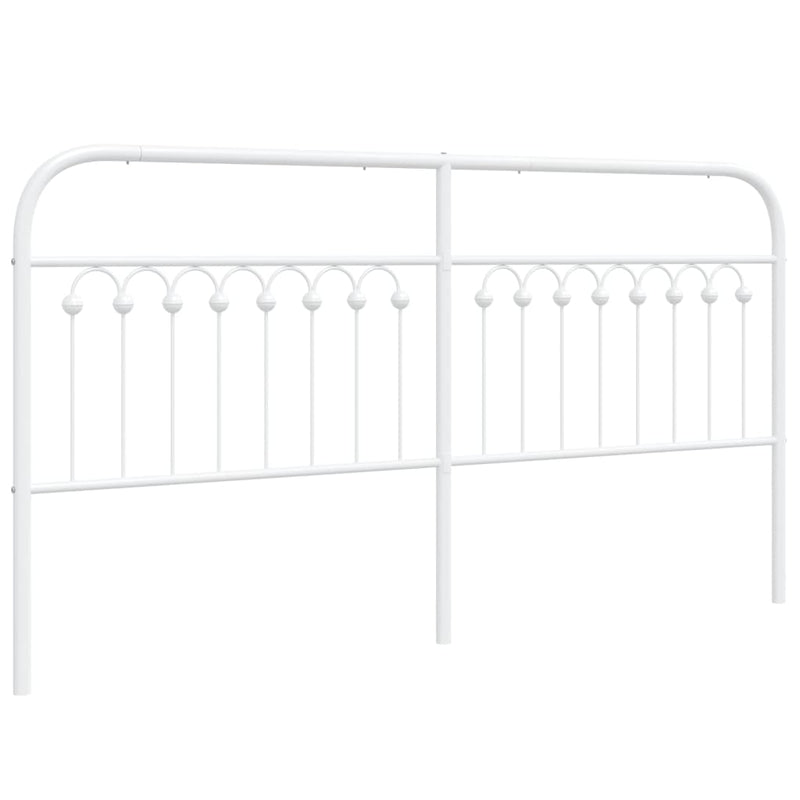 vidaXL fehér fém fejtámla 180 cm