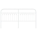 vidaXL fehér fém fejtámla 180 cm