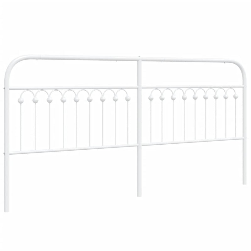 vidaXL fehér fém fejtámla 193 cm