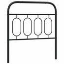 vidaXL fekete fém csere fejtámla 90 cm