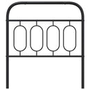 vidaXL fekete fém csere fejtámla 90 cm