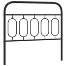 vidaXL fekete fém csere fejtámla 107 cm