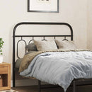 vidaXL fekete fém csere fejtámla 107 cm