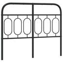 vidaXL fekete fém csere fejtámla 120 cm