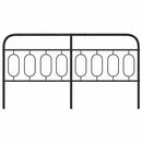vidaXL fekete fém csere fejtámla 160 cm