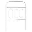 vidaXL fehér fém csere fejtámla 75 cm