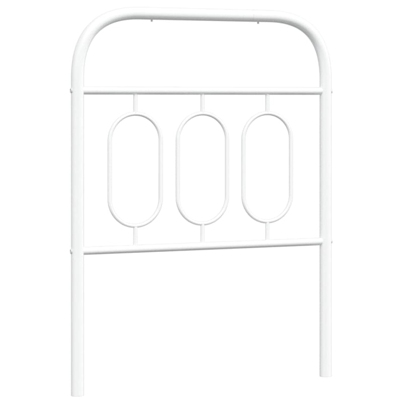 vidaXL fehér fém fejtámla 75 cm