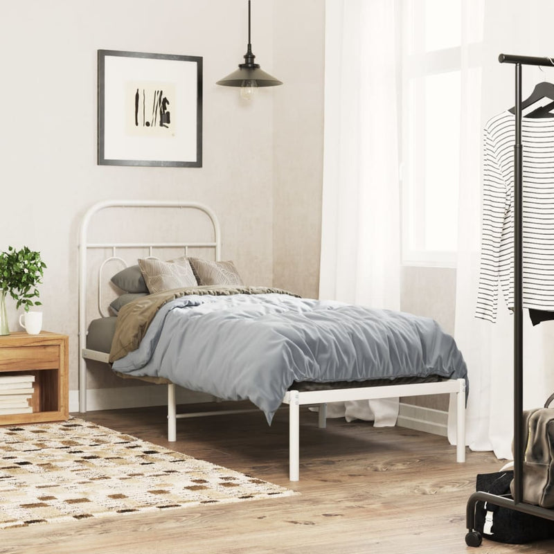 vidaXL fehér fém fejtámla 75 cm
