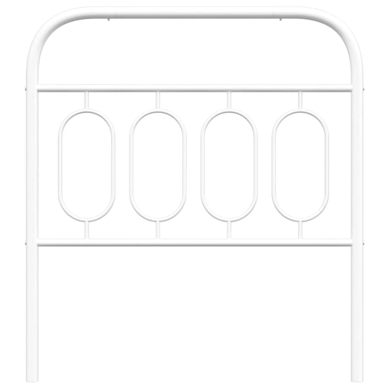 vidaXL fehér fém fejtámla 80 cm