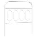 vidaXL fehér fém csere fejtámla 90 cm