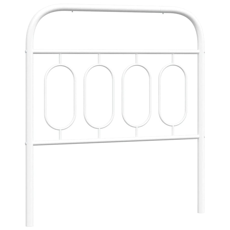 vidaXL fehér fém fejtámla 90 cm