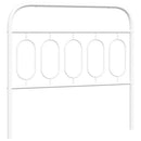 vidaXL fehér fém csere fejtámla 107 cm