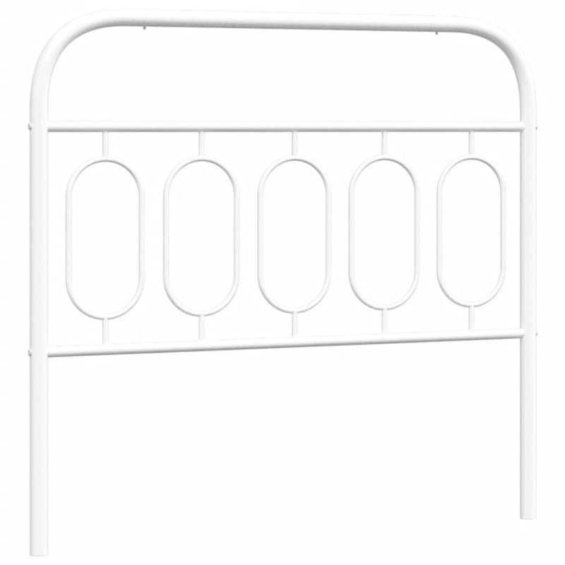 vidaXL fehér fém fejtámla 107 cm