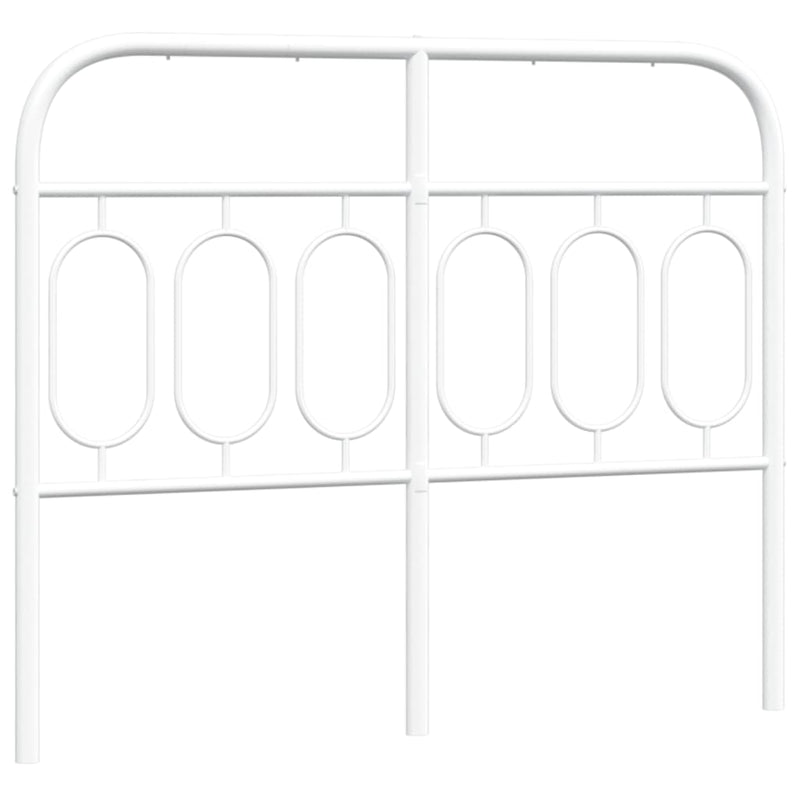 vidaXL fehér fém fejtámla 120 cm