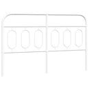 vidaXL fehér fém csere fejtámla 140 cm