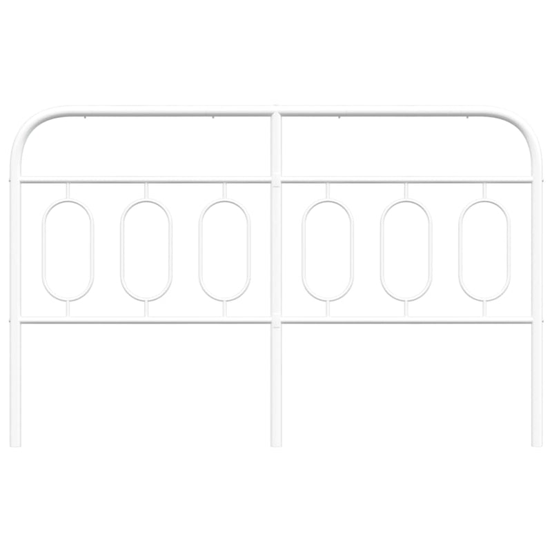 vidaXL fehér fém fejtámla 150 cm