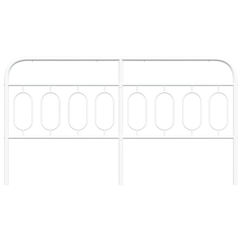 vidaXL fehér fém fejtámla 160 cm