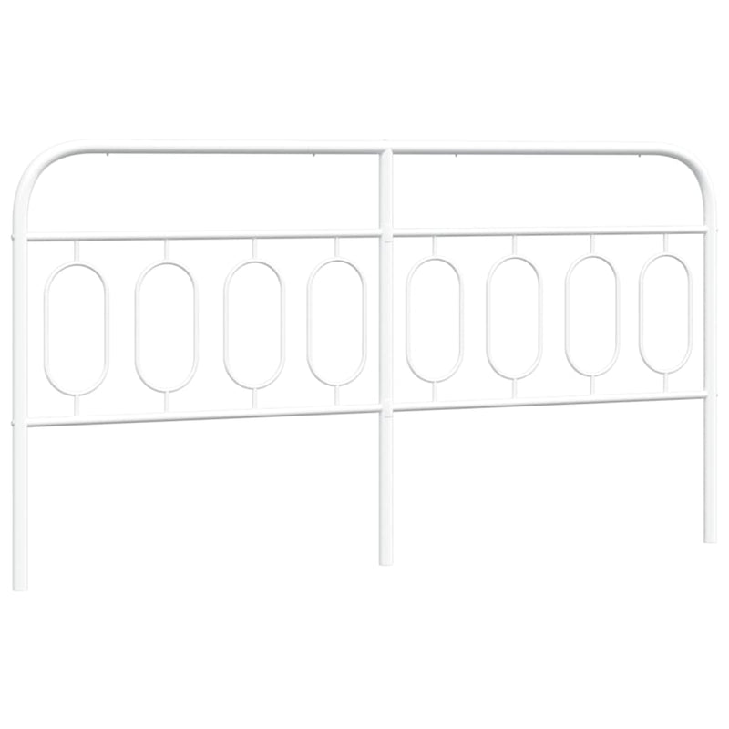 vidaXL fehér fém fejtámla 183 cm