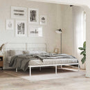 vidaXL fehér fém csere fejtámla 183 cm