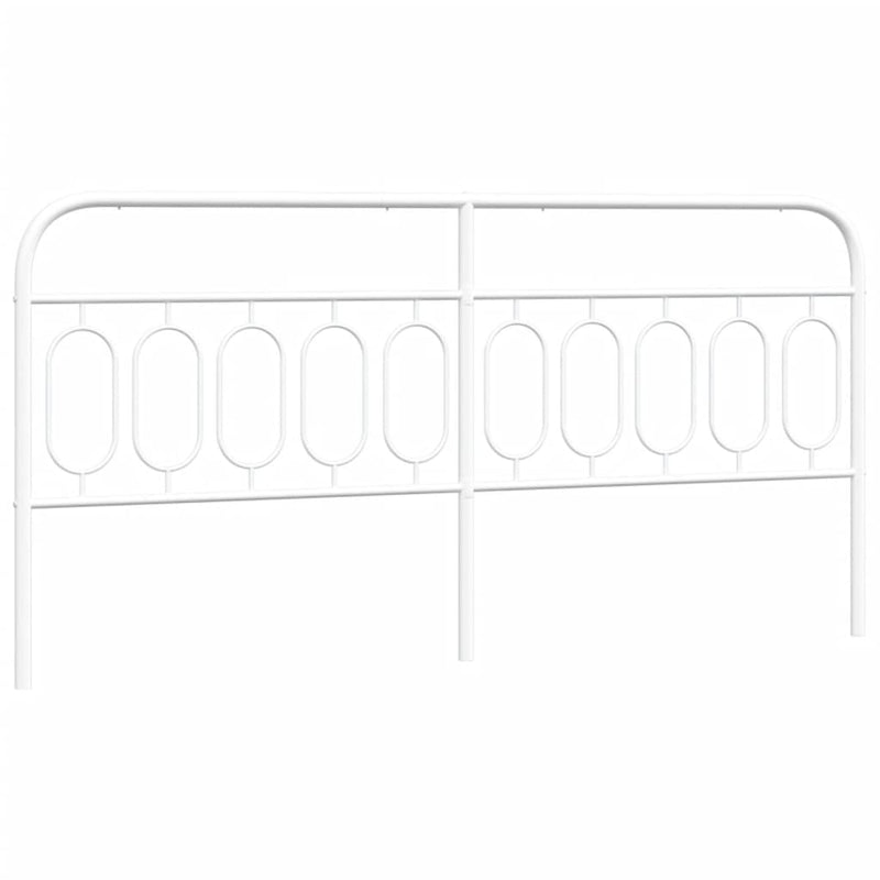 vidaXL fehér fém fejtámla 200 cm