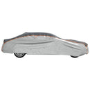 vidaXL szürke és ezüstszínű teljes autóhuzat szedánhoz jégeső ellen L