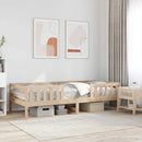 vidaXL tömör fenyő ágykeret matrac nélkül 80 x 200 cm