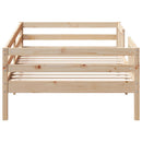 vidaXL tömör fenyőfa ágykeret matrac nélkül 90 x 190 cm