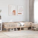 vidaXL tömör fenyőfa ágy matrac nélkül 75 x 190 cm