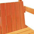 vidaXL viaszbarna tömör fenyőfa pad tetővel 117,5 x 70 x 176,5 cm