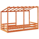 vidaXL viaszbarna tömör fenyőfa gyerekágytető 100 x 200 cm