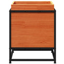 vidaXL viaszbarna tömör fenyőfa kerti virágláda 40 x 40 x 50 cm