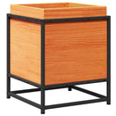 vidaXL viaszbarna tömör fenyőfa kerti virágláda 40 x 40 x 50 cm