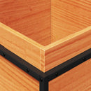 vidaXL viaszbarna tömör fenyőfa kerti virágláda 40 x 40 x 50 cm